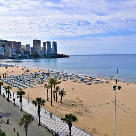 Primera Linea De Playa Frente Al Mar Apartament Benidorm